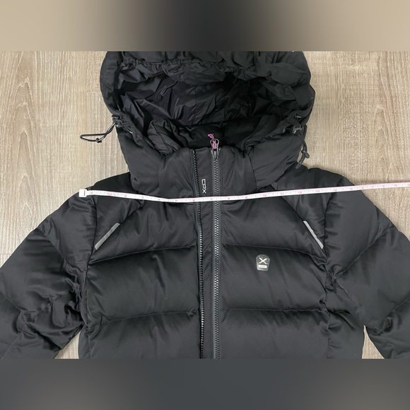 Center Pole Women’s Goose Down Padding Jacket Black Size S - Picture 13 of 16